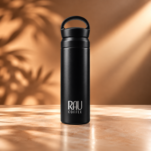 SİYAH KULPLU TERMOS 500 ml